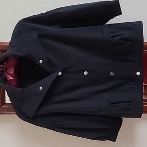 Chico's Energy Jacket Size 1 Black.  Fits like a medium.